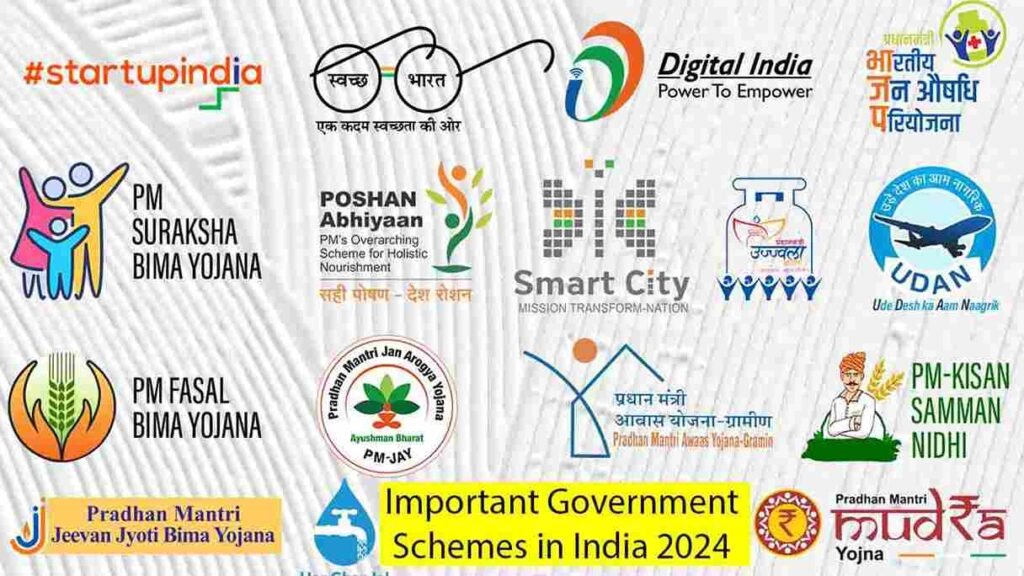 Important Government Schemes in India 2024