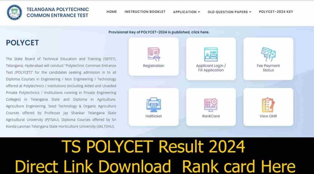 TS POLYCET Result